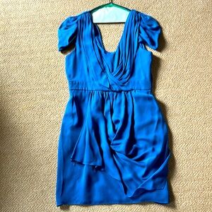 Tibi Royal Blue Silk Dress